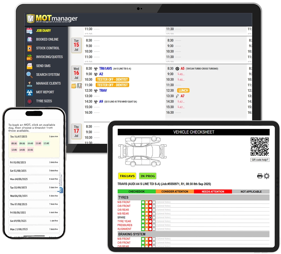 MOT Manager Garage Software MOT Manager Garage Software